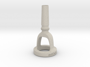 Contrabass Tuba Cut-Away Mouthpiece  in Natural Sandstone