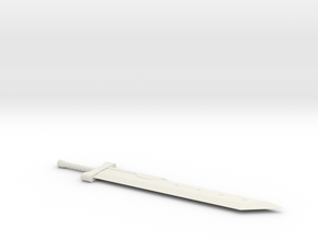 Sword - 3mm in White Natural Versatile Plastic