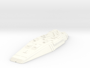 Battleship Concept - Savior in White Processed Versatile Plastic
