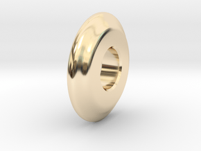 Close Encounters - UFO Spacer in 14k Gold Plated Brass