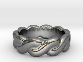 Love Affair 25 - Italian Size 25 in Fine Detail Polished Silver