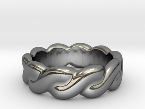Love Affair 26 - Italian Size 26 in Fine Detail Polished Silver