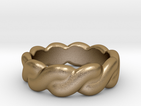 Love Affair 33 - Italian Size 33 in Polished Gold Steel