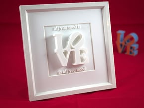 Love Is All You Need_II in White Natural Versatile Plastic