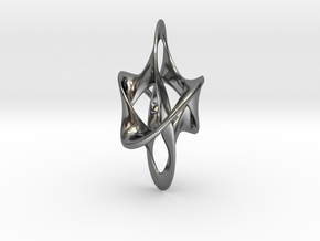 Antichron Elongate - 40mm in Fine Detail Polished Silver