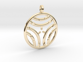 WINTER WATERS in 14k Gold Plated Brass
