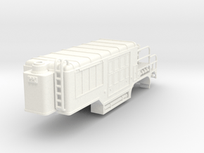 1/87 super pumper trailer in White Processed Versatile Plastic