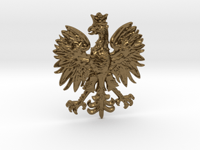 Polish Eagle Pendant in Polished Bronze
