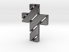 Cross  in Polished Nickel Steel