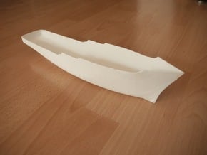 Basic Hull for Powhatan Class tug (1:200) in White Natural Versatile Plastic