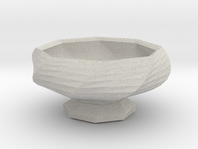 Sake Cup 01 in Full Color Sandstone