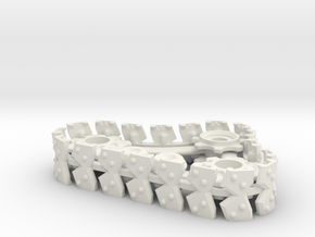 Ork Steam Style Track Set in White Natural Versatile Plastic