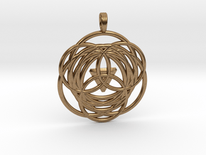 MYSTICAL LOTUS in Natural Brass