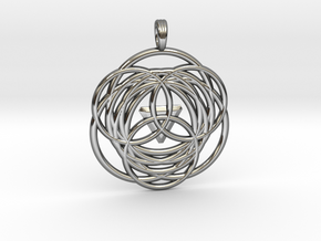 MYSTICAL LOTUS in Fine Detail Polished Silver