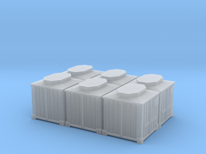 2mm Scale Type L Container X6 in Smooth Fine Detail Plastic