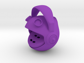 Frog whistle  in Purple Processed Versatile Plastic