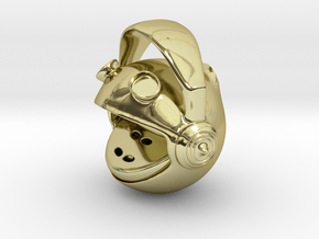 Frog whistle  in 18k Gold Plated Brass