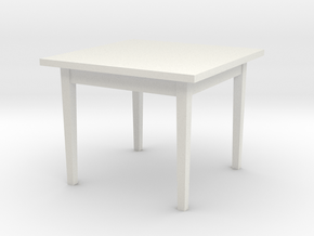 1:24 - 30X30 Table (NOT FULL SIZE) in White Natural Versatile Plastic