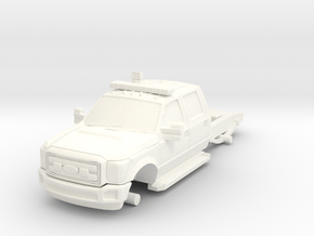 1/64 F-550 Chasis for FDNY ATVR and Generic Light  in White Processed Versatile Plastic