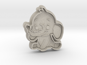 Cookie Cutter - Animal - Elephant in Natural Sandstone