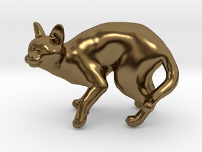 Fearing Gray Chartreux in Polished Bronze