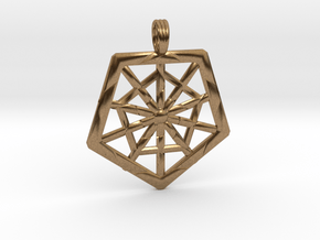 PROTECTION GRID in Natural Brass