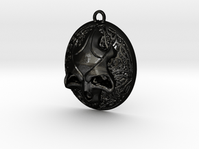 FELDOR pendant  in Matte Black Steel