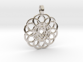 WELLSPRING in Rhodium Plated Brass