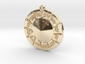 12 Tribes Star Pendent in 14K Yellow Gold