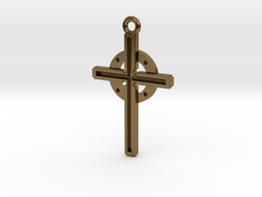 Cross 39mm in Polished Bronze