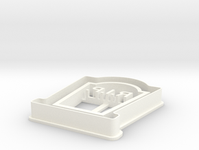 Tomb Stone Cookie Cutter in White Processed Versatile Plastic