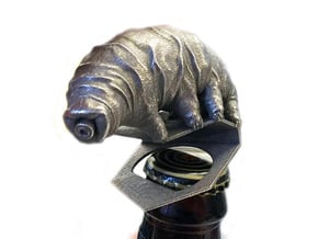 Tardigrade Bottle Opener in Polished Bronzed Silver Steel