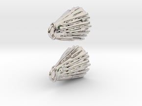 Diffusion Earrings in Platinum