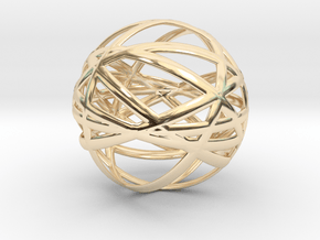 Orbits in 14k Gold Plated Brass
