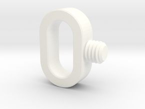 OP-1 Strap screw in White Processed Versatile Plastic