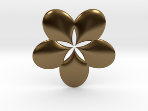 0294 AntisymmetricTorus (p=5.0) 3cm #014 in Polished Bronze