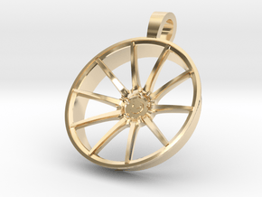 Vossen VPS301 KeyChain 35mm in 14k Gold Plated Brass