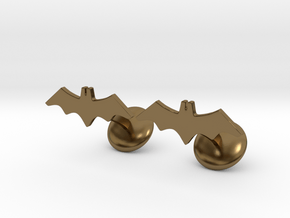 Batman Vengeance Cufflink in Polished Bronze
