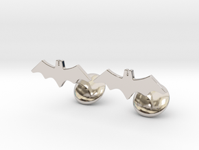 Batman Vengeance Cufflink in Rhodium Plated Brass