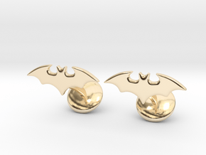 Batman Gotham Knights Cufflinks in 14k Gold Plated Brass