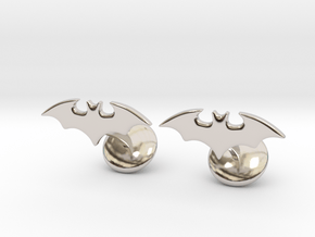 Batman Gotham Knights Cufflinks in Rhodium Plated Brass