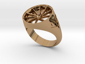 Vossen CVT Ring Size10 in Polished Brass