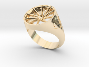 Vossen CVT Ring Size10 in 14k Gold Plated Brass