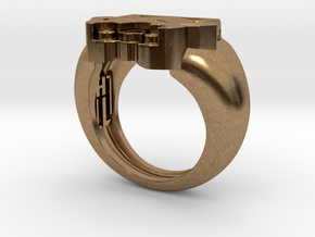 Strooper Ring 19,8mm in Natural Brass