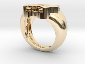 Strooper Ring 19,8mm in 14K Yellow Gold