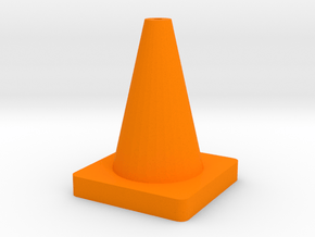 Rc Drift Cone in Orange Processed Versatile Plastic