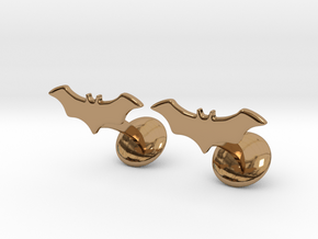 Batman Dead End Cufflinks in Polished Brass
