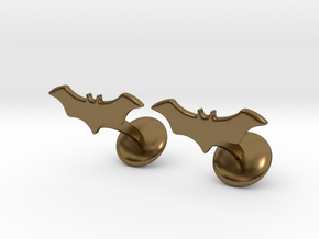Batman Dead End Cufflinks in Polished Bronze