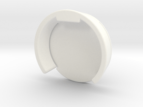 GoPro Hero3 / Hero4 Lens Cover for Frame Case in White Processed Versatile Plastic