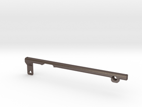 ThumbRail (Neck)-fits Fender Jazz (GL/MM) in Polished Bronzed Silver Steel
